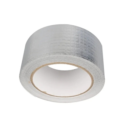Taśma Scrim z folii aluminiowej wzmocnionej HVAC 2-drożny klej z żywicy gumowej FS