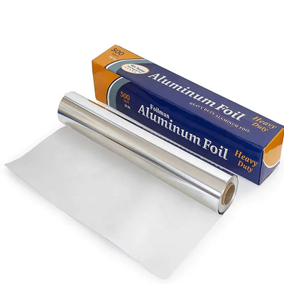 Domowa srebrna rolka folii aluminiowej o bardzo dużej wytrzymałości z piłą taśmową