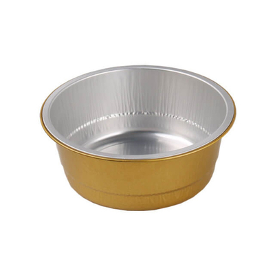 450 ml kolorowe pojemniki na żywność z folii aluminiowej Smoothwall jednorazowe kubki do pieczenia puddingu z pokrywką