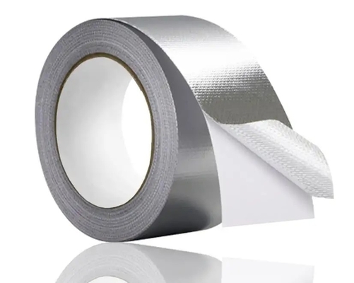 HVAC Tkanina z włókna szklanego Taśma z folii aluminiowej Wysokowydajny środek zmniejszający palność