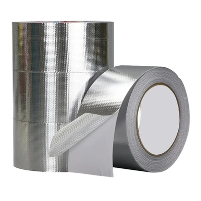 HVAC Tkanina z włókna szklanego Taśma z folii aluminiowej Wysokowydajny środek zmniejszający palność