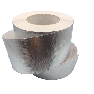 Ognioodporna taśma aluminiowa do izolacji termicznej HVAC Odporna na ciepło taśma z tkaniny z włókna szklanego