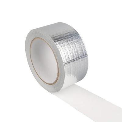 Taśma Scrim z folii aluminiowej wzmocnionej HVAC 2-drożny klej z żywicy gumowej FS