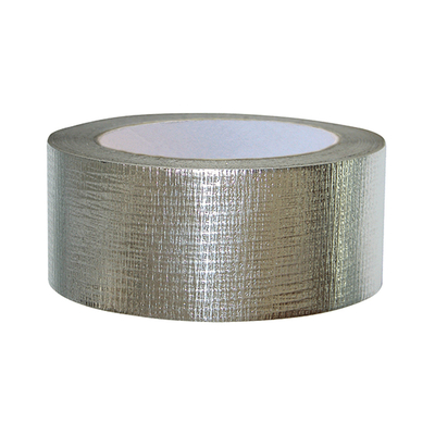 Wzmocniona izolacja termiczna Taśma z folii aluminiowej HVAC Laminowana taśma z siatki PE