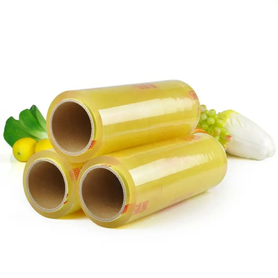 Food Grade Przezroczysta folia PVC Cling Film Food Wrap Presevative Film For Machine