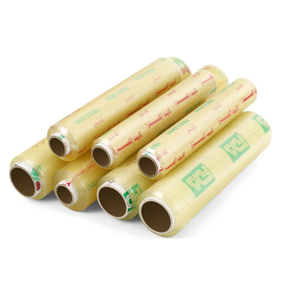PVC Cling Kompostowalna folia stretch do przechowywania żywności Świeżość Niestandardowe opakowanie z tworzywa sztucznego Food Grade