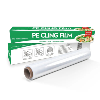 Food Grade Clear PE Cling Film Food Wrap Konserwująca folia z suwakiem