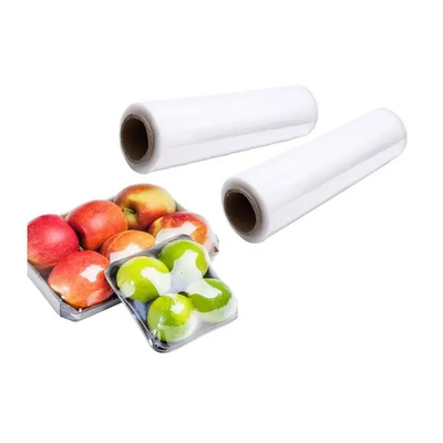 W 100% biodegradowalny plastikowy PE Cling Film Roll Wrap Food Grade Clear Wrap Konserwant