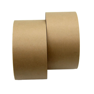 Niewzmocniona brązowa taśma papierowa Kraft Ekologiczna taśma papierowa aktywowana mokrą wodą
