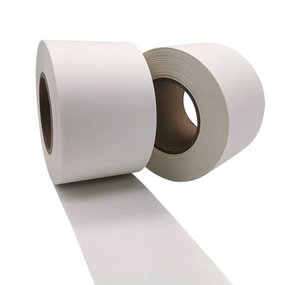 Brązowa taśma papierowa aktywowana wodą nadająca się do recyklingu Biała gumowana taśma papierowa, niewzmocniona