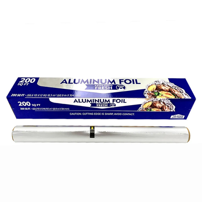 Rolki z folii aluminiowej do użytku domowego z nożem