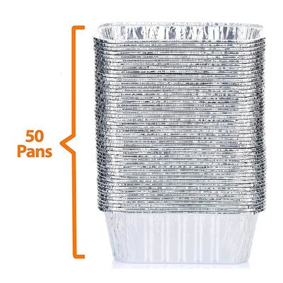 1LB Custom 8342 Pojemniki na żywność z folii aluminiowej 450 ml Pojemnik na żywność Folia z pokrywką