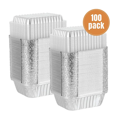 Food Grade Folia aluminiowa Pojemniki na żywność Pakowanie żywności na wynos Taca z folii aluminiowej z pokrywką