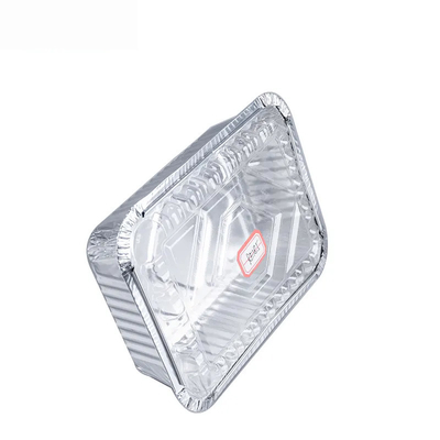 Food Grade Folia aluminiowa Pojemniki na żywność Pakowanie żywności na wynos Taca z folii aluminiowej z pokrywką