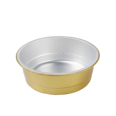 450 ml kolorowe pojemniki na żywność z folii aluminiowej Smoothwall jednorazowe kubki do pieczenia puddingu z pokrywką