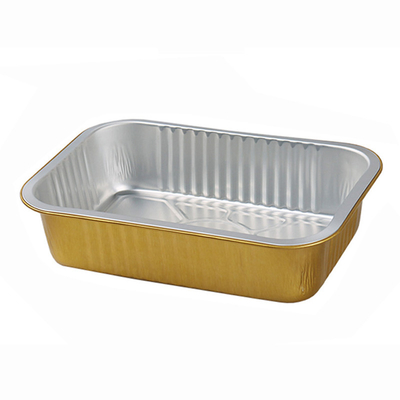 750 ml Jednorazowa kolorowa folia aluminiowa Taca do pieczenia ciasta Pojemnik na patelnie