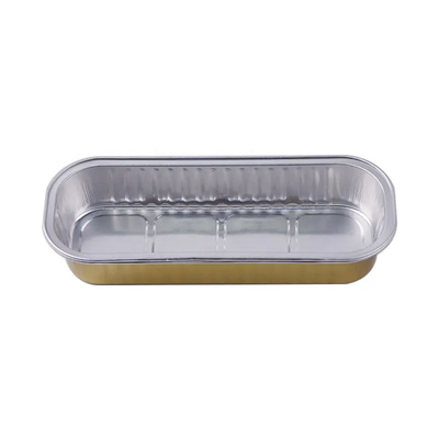 200 ml Mini Loaf Aluminiowe pudełko na wynos Pieczenie Duże pojemniki foliowe