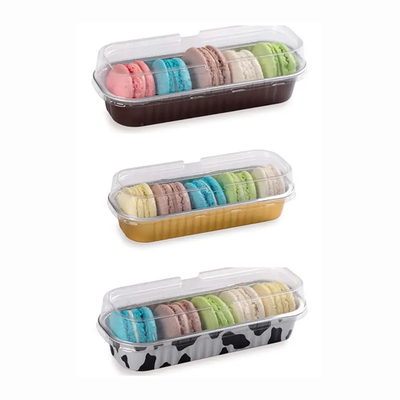 200 ml Mini Loaf Aluminiowe pudełko na wynos Pieczenie Duże pojemniki foliowe